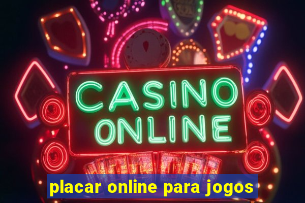 placar online para jogos