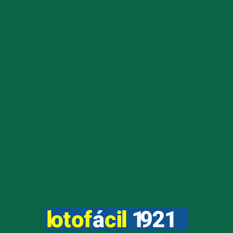 lotofácil 1921