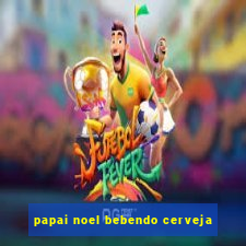 papai noel bebendo cerveja