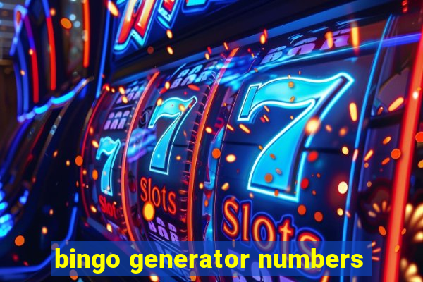 bingo generator numbers