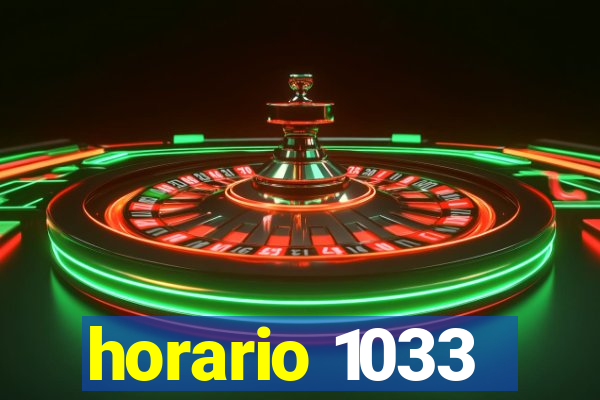 horario 1033