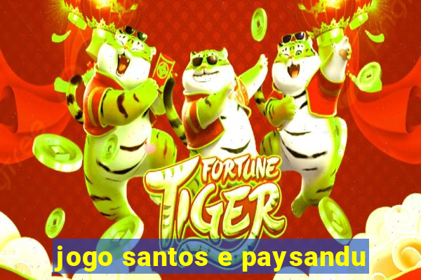 jogo santos e paysandu