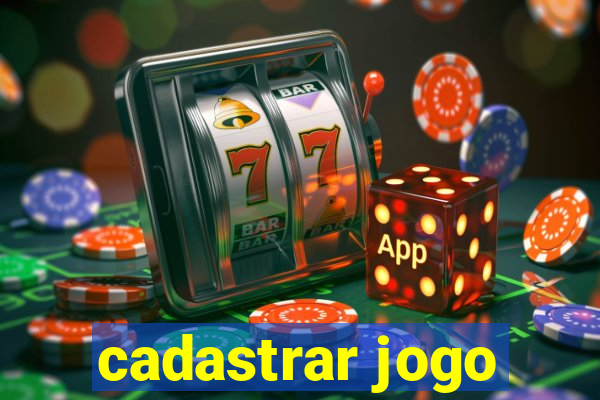 cadastrar jogo