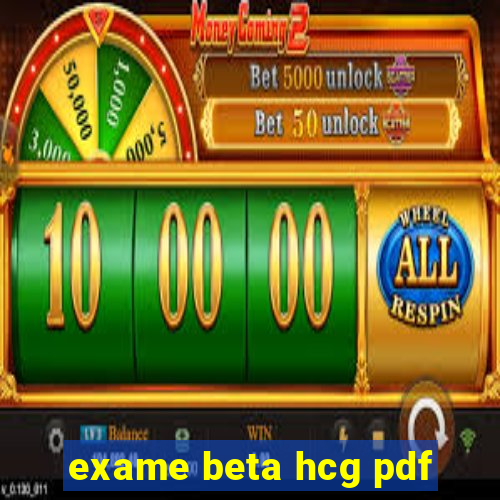 exame beta hcg pdf