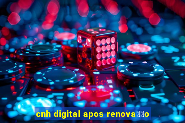 cnh digital apos renova莽茫o