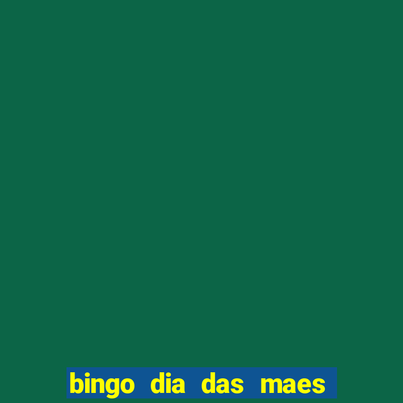 bingo dia das maes para imprimir