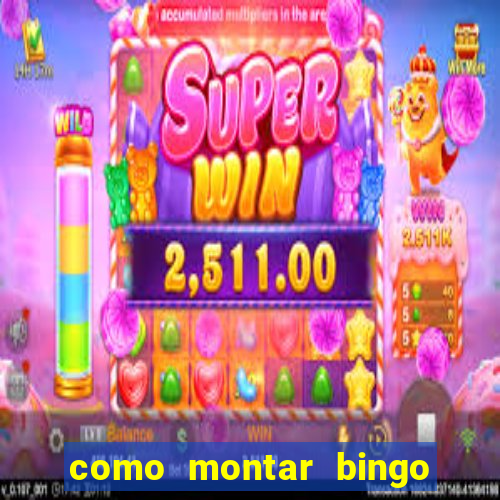 como montar bingo brinquedos toia