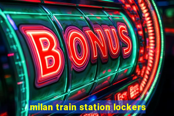 milan train station lockers