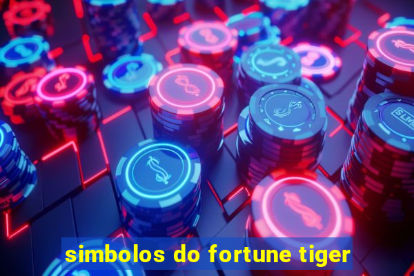 simbolos do fortune tiger