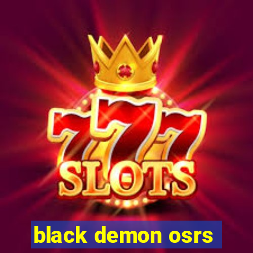 black demon osrs