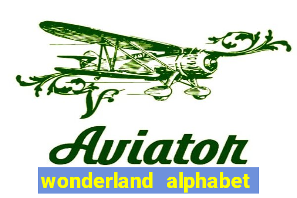 wonderland alphabet comic studio