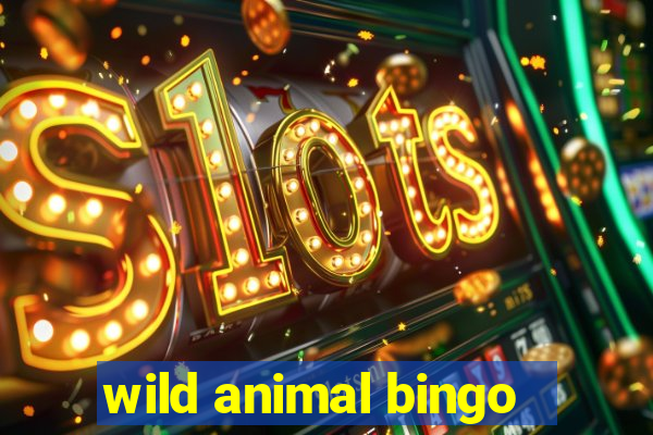 wild animal bingo