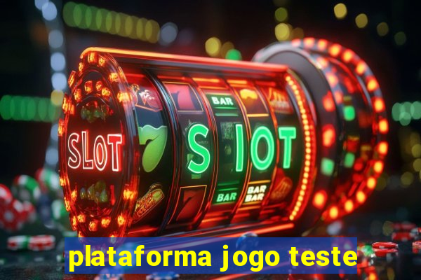 plataforma jogo teste