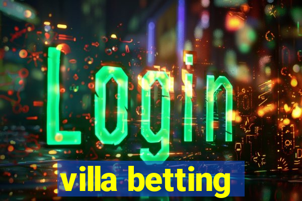 villa betting