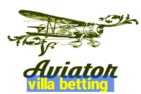 villa betting