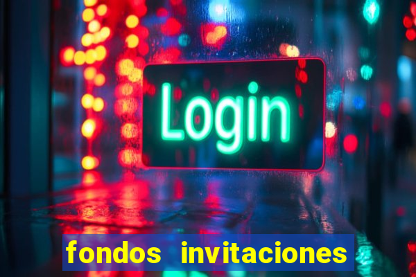 fondos invitaciones de bingo para editar