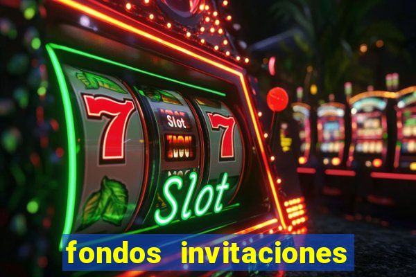 fondos invitaciones de bingo para editar