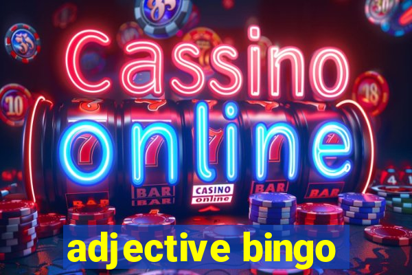 adjective bingo