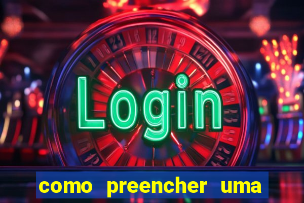 como preencher uma cartela de bingo