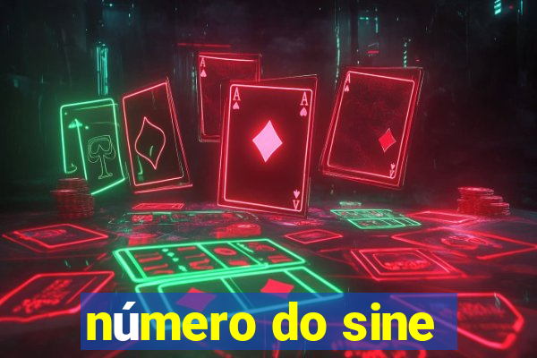 número do sine