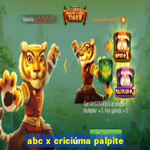 abc x criciúma palpite