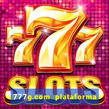 777g.com plataforma de jogos