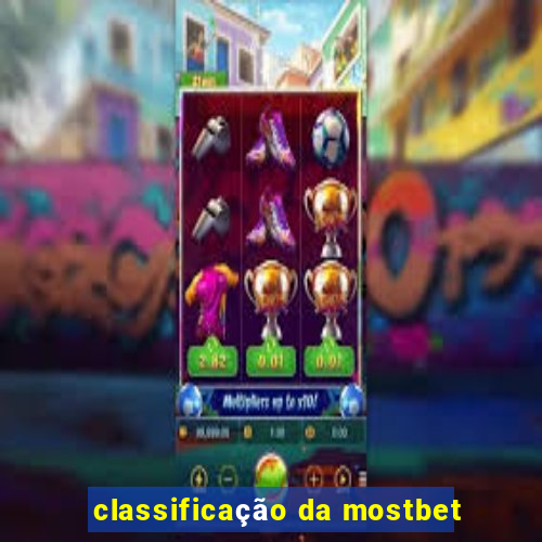 classificação da mostbet