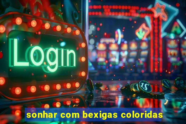 sonhar com bexigas coloridas