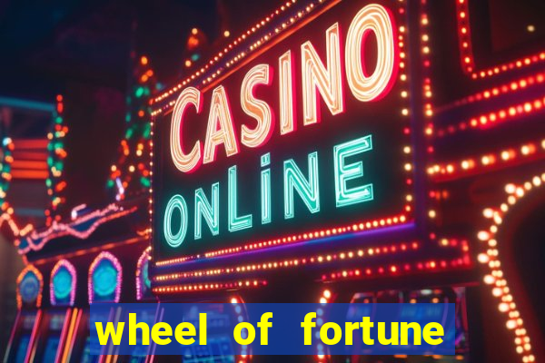 wheel of fortune slots machine