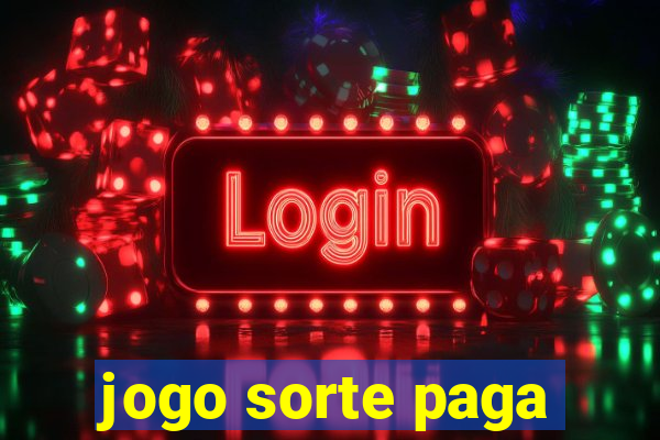 jogo sorte paga