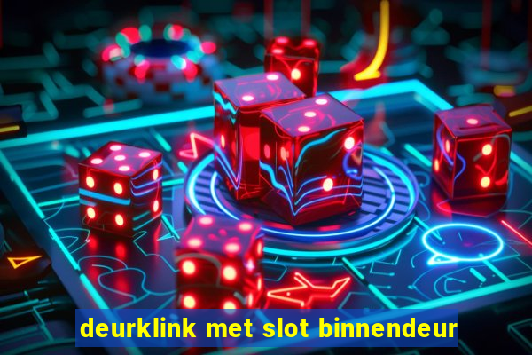 deurklink met slot binnendeur