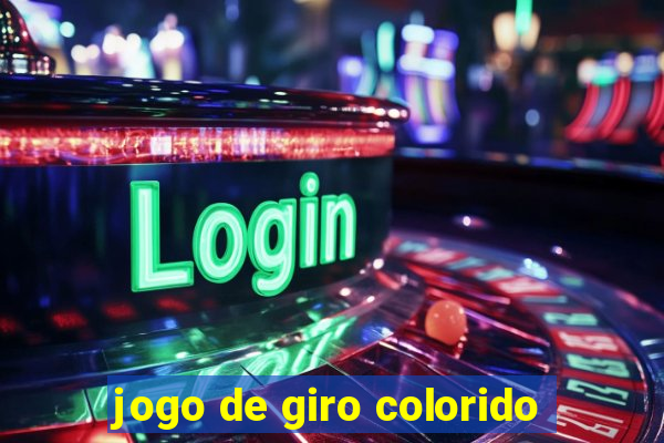 jogo de giro colorido