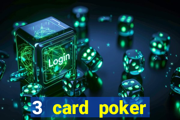 3 card poker casino odds