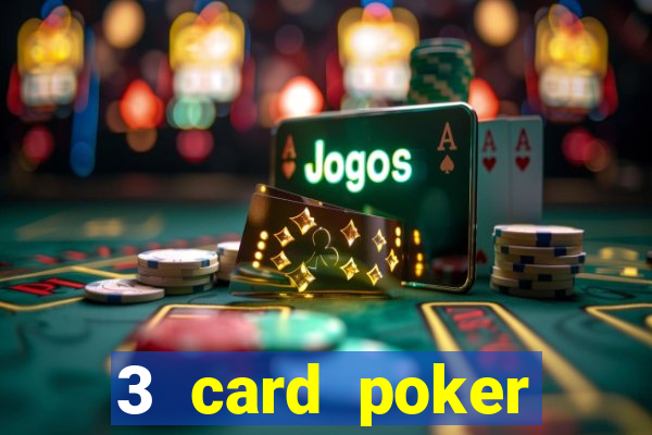 3 card poker casino odds