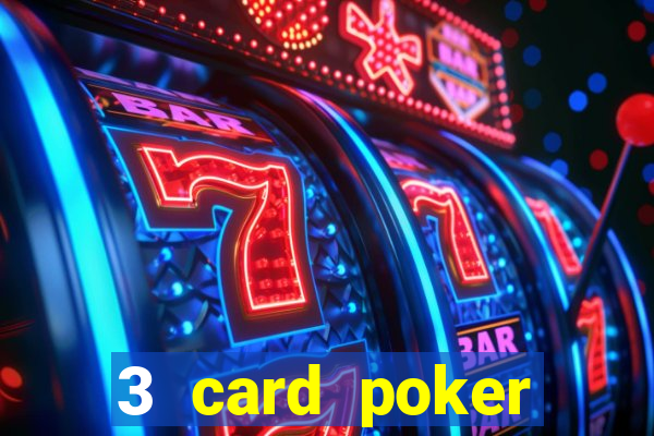 3 card poker casino odds