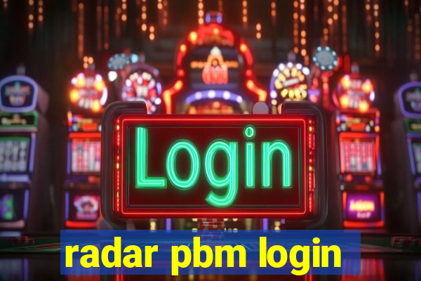 radar pbm login