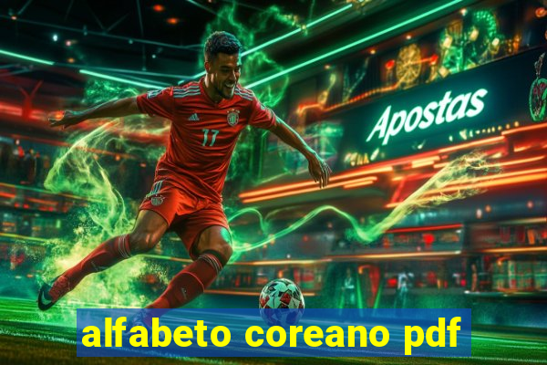 alfabeto coreano pdf