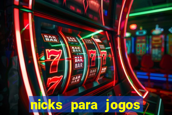 nicks para jogos de tiro