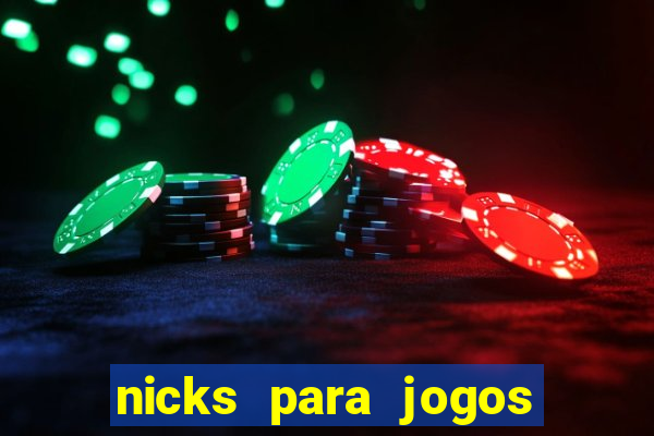 nicks para jogos de tiro