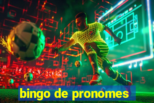 bingo de pronomes