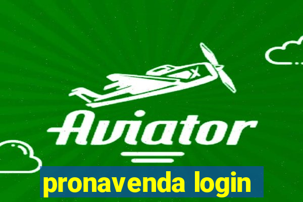 pronavenda login