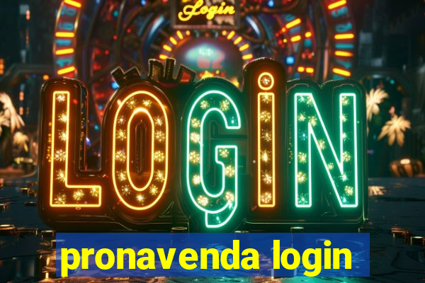 pronavenda login