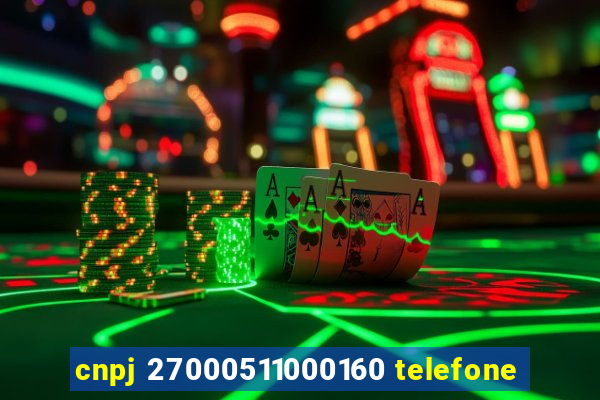 cnpj 27000511000160 telefone