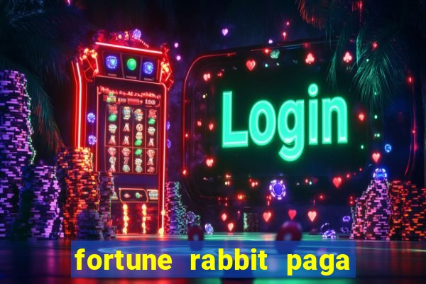 fortune rabbit paga que horas