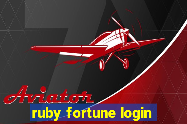 ruby fortune login