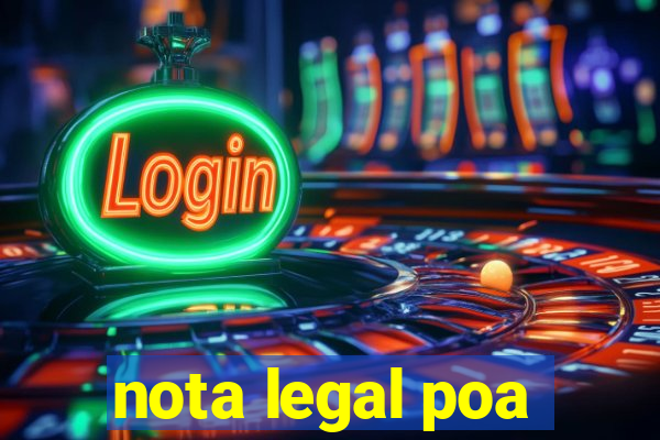 nota legal poa