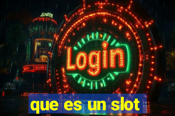 que es un slot