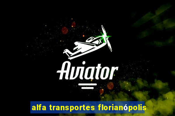 alfa transportes florianópolis