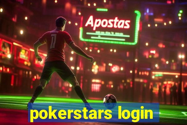 pokerstars login