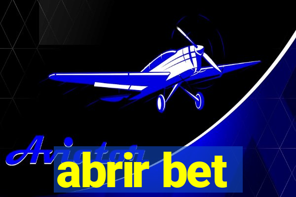 abrir bet